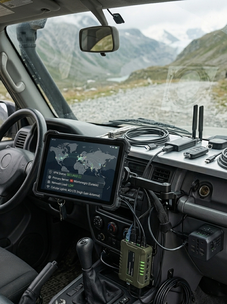 Home digital nomad logistics